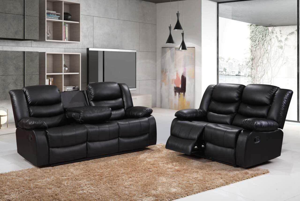 Roman 3+2 leather Recliner set