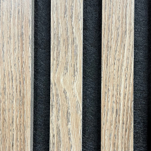 Acoustic wood wall panels