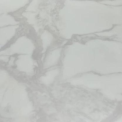 Chrome Dining Table With Grey PU Leather