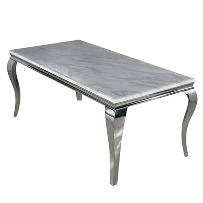 Chrome Dining Table With Lucy Slim